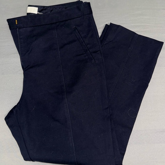 Tory Burch Pants - Tory Burch Womens Vanner Ponte Seamed Pants Dark Blue